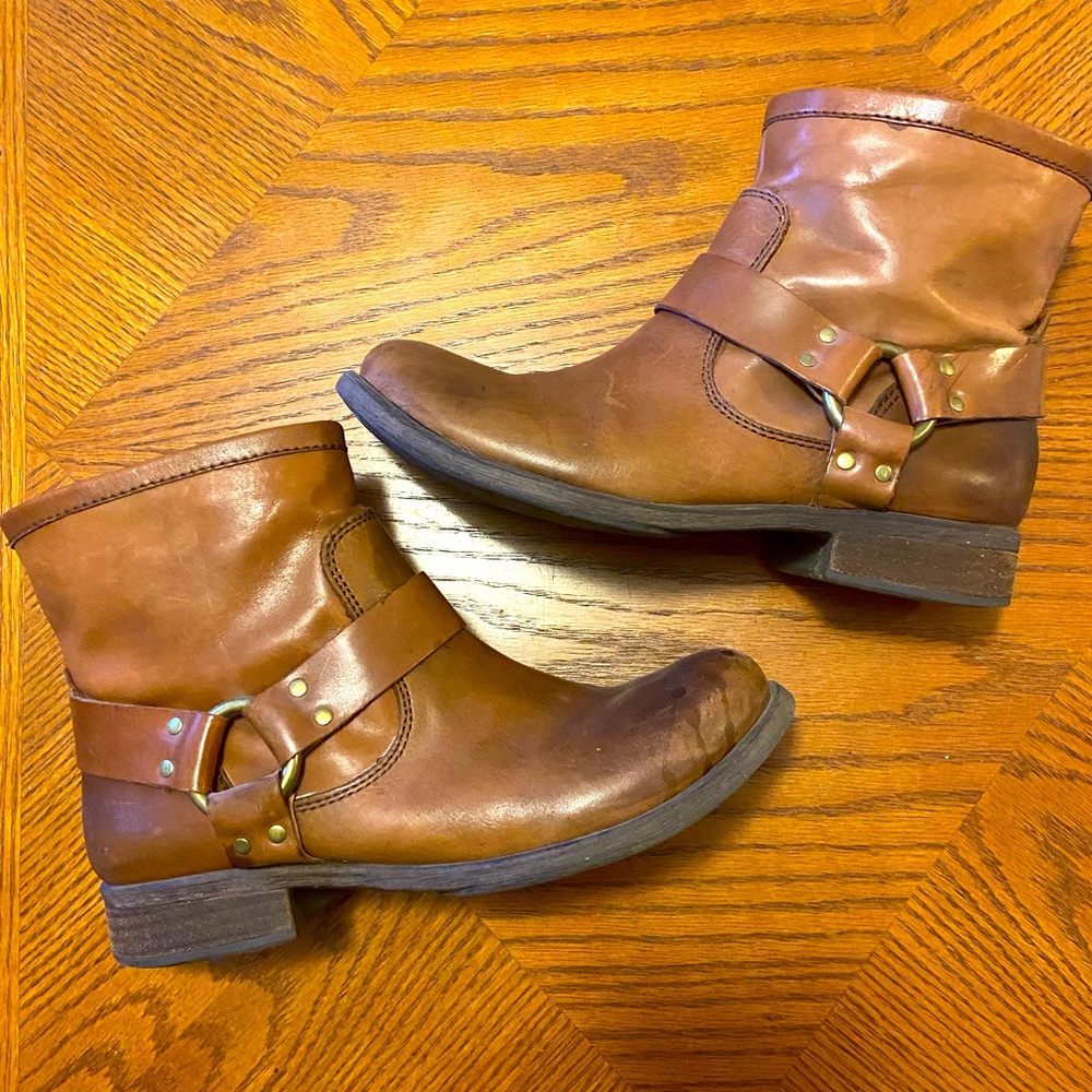 Ankle Brown Leather boots